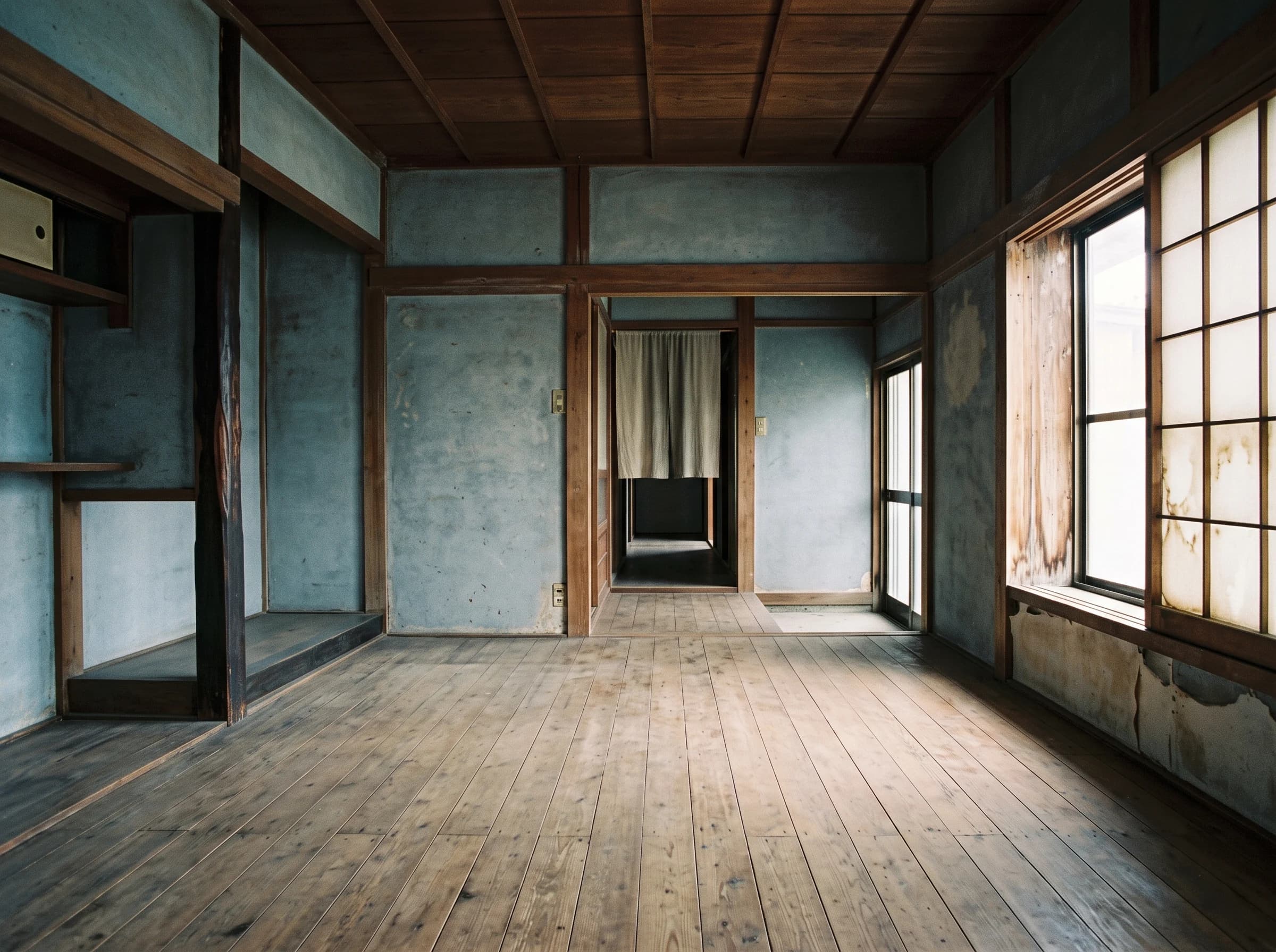 片付いた解体前の空き部屋